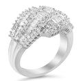 Load image into Gallery viewer, 14K White Gold Diamond Cocktail Ring Band - Size 6-1/2
