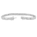 Load image into Gallery viewer, 14K White Gold Round-Cut Diamond Bracelet 3.22 cttw