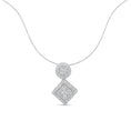 Load image into Gallery viewer, 14K White Gold 1 cttw Diamond Pendant Necklace