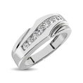 Load image into Gallery viewer, 10K White Gold 1/4 Ct.Tw. Diamond Mens Band