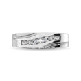 Load image into Gallery viewer, 10K White Gold 1/4 Ct.Tw. Diamond Mens Band