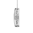 Load image into Gallery viewer, Sterling Silver 1/5 Ct.Tw.Moving Diamond Fashion Pendant