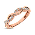 Load image into Gallery viewer, 14K Rose Gold 1/20 Ct.Tw.Diamond Wedding Band
