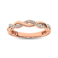 Load image into Gallery viewer, 14K Rose Gold 1/20 Ct.Tw.Diamond Wedding Band