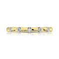 Load image into Gallery viewer, 14K Yellow Gold 1/8 Ct.Tw. Diamond Stackable Band