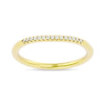 Load image into Gallery viewer, Diamond 1/20 ct tw Round-cut Wedding Band in 10K Yellow Gold