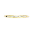 Load image into Gallery viewer, Diamond 1/20 ct tw Round-cut Wedding Band in 10K Yellow Gold