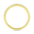 Load image into Gallery viewer, Diamond 1/20 ct tw Round-cut Wedding Band in 10K Yellow Gold