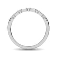 Load image into Gallery viewer, 14K White Gold 1/10 Ctw Diamond Stackable Ring
