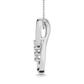 Load image into Gallery viewer, Sterling Silver Diamond Accent Infinity Pendant
