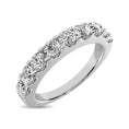 Load image into Gallery viewer, 14K White Gold Diamond 1/4 Ct.Tw. 9 Stone Anniversary Band
