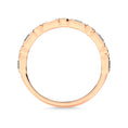 Load image into Gallery viewer, Diamond 1/8 Ct.Tw. Round and Baguette Stack Band in 14K Rose Gold