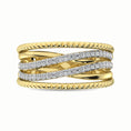 Load image into Gallery viewer, 14K Yellow Gold 1/3 Ct.Tw. Diamond Fashion Ring
