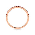 Load image into Gallery viewer, 14K Rose Gold Ruby 1/5 Ct.Tw. Curve Band