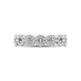 Load image into Gallery viewer, 14K White Gold 1/3 Ct.Tw. Diamond 7 Station Stackable Band