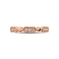 Load image into Gallery viewer, 14K Rose Gold 1/6 Ct.Tw. Diamond Stackable Band