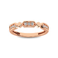 Load image into Gallery viewer, 14K Rose Gold 1/6 Ct.Tw. Diamond Stackable Band