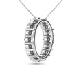 Load image into Gallery viewer, Diamond 3/8 Ct.Tw. Oval Shape Pendant in 14K White Gold