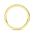 Load image into Gallery viewer, 14K Yellow Gold Round and Baguette Diamond 2/5 Ct.Tw. Anniversary Band