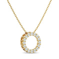Load image into Gallery viewer, Diamond 1/4 Ct.Tw. Circle Pendant in 14K Yellow Gold