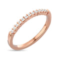 Load image into Gallery viewer, Diamond Wedding Band 1/6 ct tw in 10K Rose Gold
