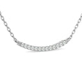 Load image into Gallery viewer, Diamond Round Cut Fashion Necklace 1/6 ct tw in 10K White Gold