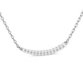 Load image into Gallery viewer, Diamond Round Cut Fashion Necklace 1/6 ct tw in 10K White Gold