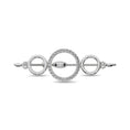 Load image into Gallery viewer, Diamond Circle Bracelet 1/6 ct tw in Sterling Silver