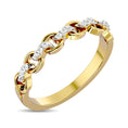 Load image into Gallery viewer, 10K Yellow Gold 1/10 Ct.Tw. Diamond Fashion Ring