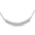 Load image into Gallery viewer, Diamond 1/6 Ct.Tw. Baguette Fashion Necklace in 14K White Gold