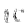 Load image into Gallery viewer, Diamond Fashion earrings 1/5 ct tw in 10K White Gold