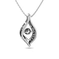 Load image into Gallery viewer, Diamond Slide Pendant 1/10 ct tw in 10K White Gold