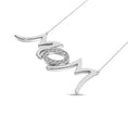 Load image into Gallery viewer, Diamond 1/20 ct tw Mom Necklace in Sterling Silver