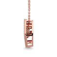Load image into Gallery viewer, Diamond 1/4 Ct.Tw. Square Shape Pendant in 14K Rose Gold