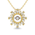 Load image into Gallery viewer, Diamond 1/4 Ct.Tw. Shimmering Pendant in 14K Yellow Gold