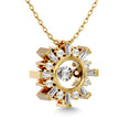 Load image into Gallery viewer, Diamond 1/4 Ct.Tw. Shimmering Pendant in 14K Yellow Gold