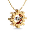 Load image into Gallery viewer, Diamond 1/4 Ct.Tw. Shimmering Pendant in 14K Yellow Gold