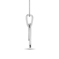 Load image into Gallery viewer, Diamond 1/8 ct tw Duel Circle Pendant in 10K White Gold