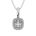 Load image into Gallery viewer, Diamond 1/5 ct tw Round Cut Fashion Pendant in 10K White Gold