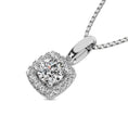Load image into Gallery viewer, Diamond 1/5 ct tw Round Cut Fashion Pendant in 10K White Gold