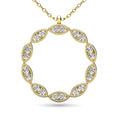 Load image into Gallery viewer, Diamond 1/10 ct tw Fashion Pendant in 10K Yellow Gold