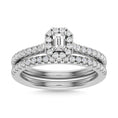Load image into Gallery viewer, Diamond 3/4 Ct.Tw. Round Cut Bridal Ring in 14K White Gold