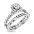 Load image into Gallery viewer, Diamond 3/4 Ct.Tw. Round Cut Bridal Ring in 14K White Gold