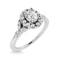 Load image into Gallery viewer, Diamond 1/2 Ct.Tw. Engagement Ring in 14K White Gold