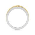 Load image into Gallery viewer, Diamond 1/2 Ct.Tw.Mens Wedding Band in 14K Two Tone Gold