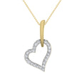 Load image into Gallery viewer, 10K Yellow Gold 1/10 Ct.Tw. Diamond Heart Pendant