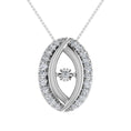 Load image into Gallery viewer, 10K White Gold 1/5 Ct Ct.Tw. Diamond Shimmering Pendant