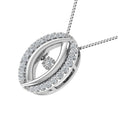 Load image into Gallery viewer, 10K White Gold 1/5 Ct Ct.Tw. Diamond Shimmering Pendant