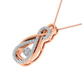 Load image into Gallery viewer, 10K Rose Gold 1/5 Ct.Tw. Diamond Shimmering Pendant