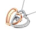 Load image into Gallery viewer, Diamond 1/5 Ct.Tw. Fashion Necklace in 10K Rose Gold